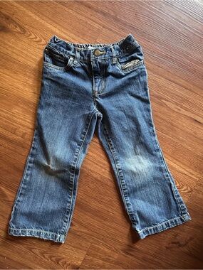 Vintage Sprockets Kids Blue Denim Jeans with Stretchy Waist